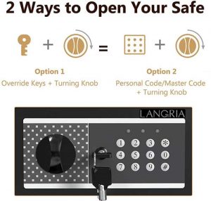 SLYPNOS Digital Safe Lock Box 3