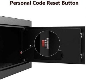 Hidden reset button