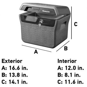 SentrySafe FHW40100 Fireproof Box 2