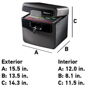 SentrySafe HD4100 Fireproof Safe and Waterproof Safe 2