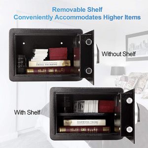 Tigerking Biometric Safe removable shelf