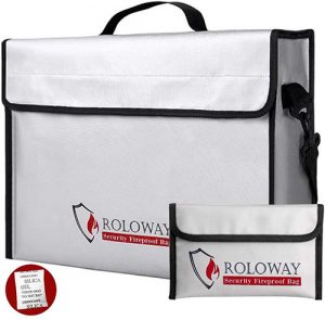 ROLOWAY Fireproof Document Bags